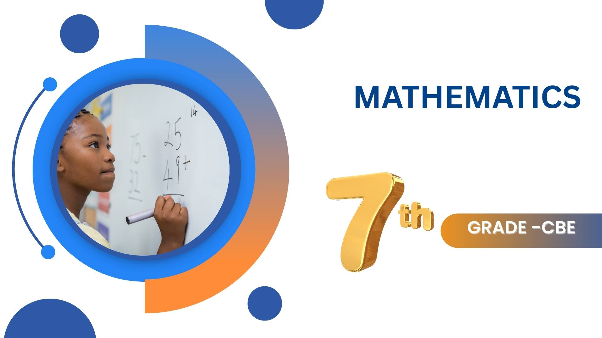 MATHEMATICS GRADE 7 CBE